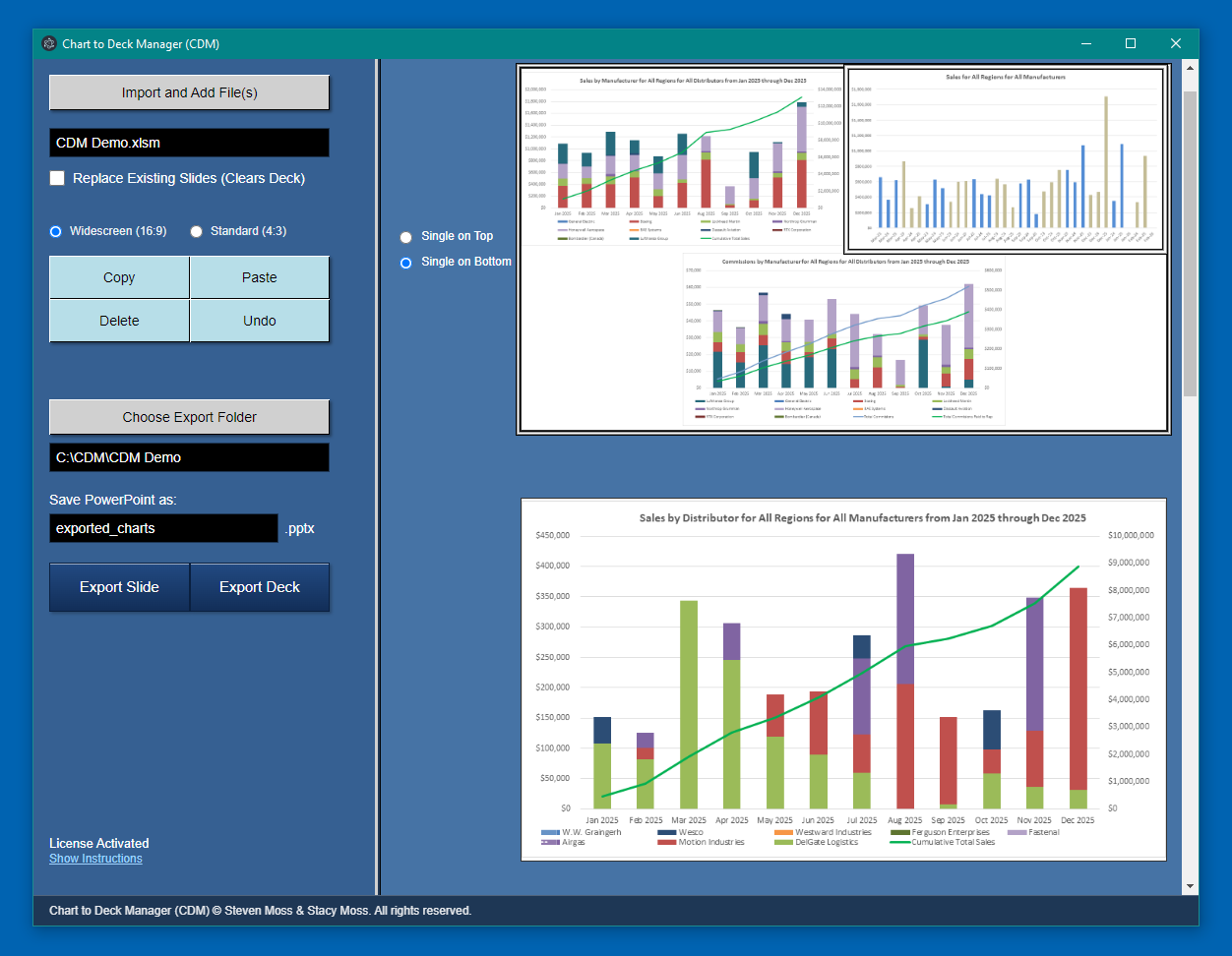 PowerPoint deck output screenshot